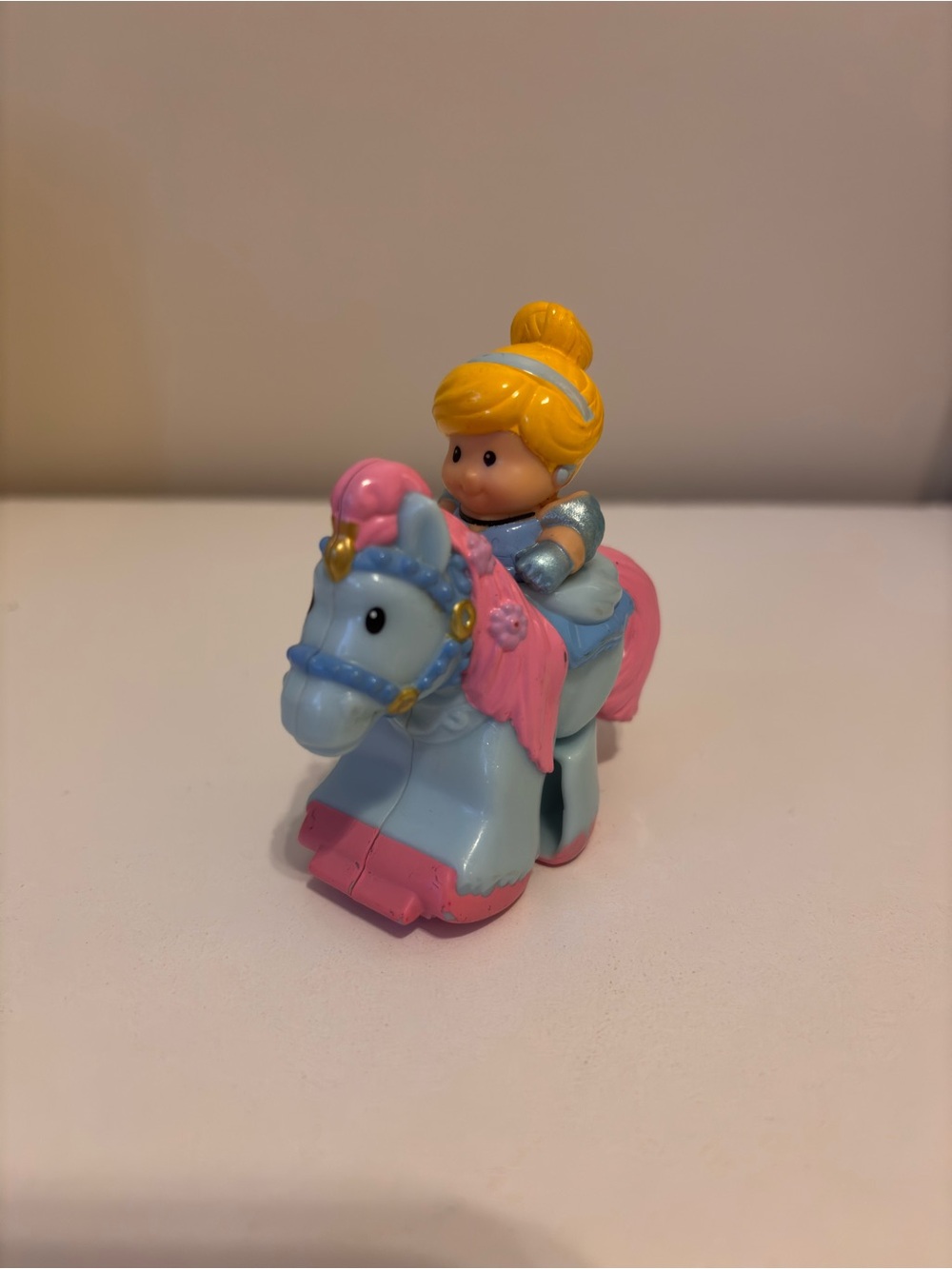 Cinderella Klip Klop Blue & Pink Princess Rider Toy Horse - Kids Toy
